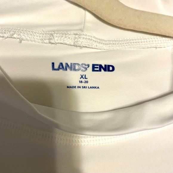 Lands End Swim Shirt Rash Gaurd Boys XL - Picture 2 of 3